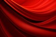 Red wallpaper will silky smooth fabric drapes waves pattern or swirl texture