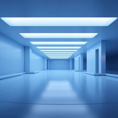  Minimal modern futuristic blue colour background