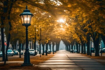 Wall Mural - autumn in the park