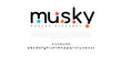 Musky crypto colorful stylish small alphabet letter logo design.