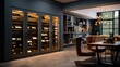 © Arti - Smart home wine cellars with climate control solid color background