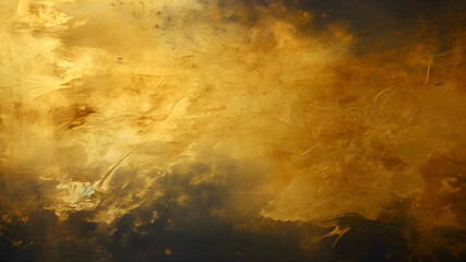 gold texture on artwork dark background with space for design