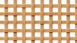 © Tran - Wooden lattice isolated on transparent background. PNG