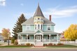 © primopiano - victorian home with a freshly painted turret and trim