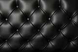 Fototapeta Sypialnia - Background texture of dark capitone genuine leather