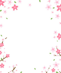 Wall Mural - frame of blossom