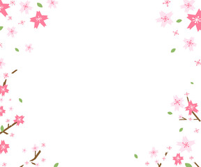 Wall Mural - frame of blossom