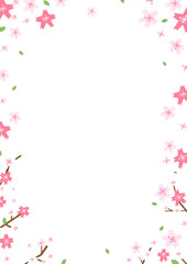 Wall Mural - frame of blossom