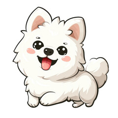  Cute dog, Sticker, Playful, on transparent background, png
