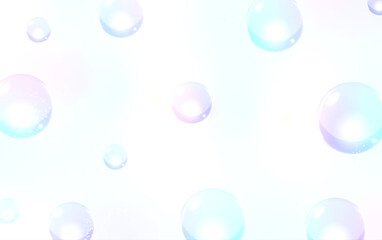 Wall Mural - image of sparkling water droplets and light
