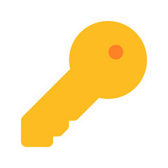 Sticker - key flat icon