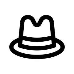 Wall Mural - hat line icon