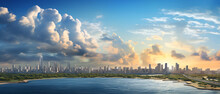 Tel Aviv City Beautiful Panorama View
