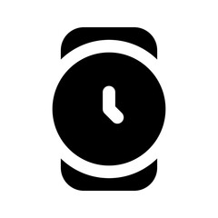 Poster - wristwatch glyph icon