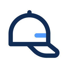 Sticker - cap outline color icon