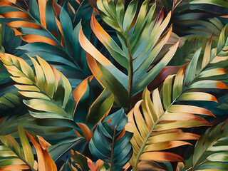  palm tree leaf beauty of nature