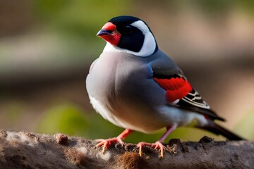 Canvas Print - cardinal on a branch