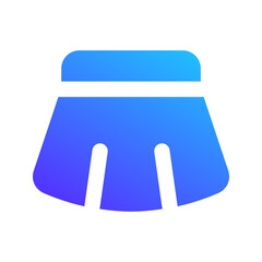 Poster - skirt gradient fill icon