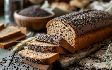 Black cumin seed bread or bakery items - showcasing the use of black cumin seeds as a flavor and health ingredient in baking