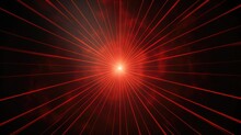 An Abstract Illustration Of A Red Star Or Sun Emitting Its Rays In All Directions Of Space