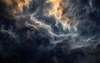 Interstellar Cloud Drift: A graceful drift of interstellar clouds, conveying the vastness and tranquility of the cosmic void