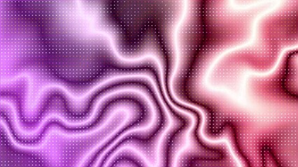 Wall Mural - Abstract colorful liquid with shiny smooth wavy pattern motion background