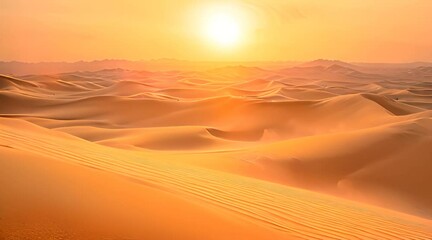 Wall Mural - sunset in the desert