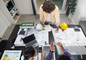 Architects Plan Eco-Friendly, Energy-Efficient Buildings.