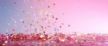 Celebration And Colorful Confetti Party On Pink Abstract Background, High Resolution 16k, The Resolution Is Set 45.7 Megapixels --ar 21:9 --v 5.2 Job ID: 00f0d1e4-0b01-4448-971e-9084ef17de81