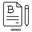 Contract, icon, Contract, Agreement, Pact, Deal, Treaty, Covenant, Commitment, Contract Icon, Legal Document, Contractual
