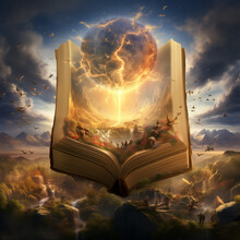 Magic Book And Light
