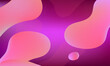 Abstract Gradient pink liquid background. Modern background design. Dynamic Waves. Fluid shapes composition.