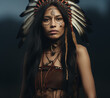An evocative image capturing the essence of American Indian heritage