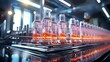 High-Tech Pharmaceutical Production Line - Glass Manufacturing Process

