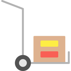 Sticker - Hand Truck Icon