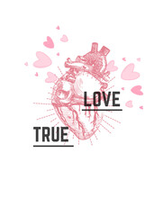 Happy Valentine's Day, Valentines Day Typography T-shirt Design