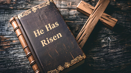 Jesus resurrection, Easter religious background, He has risen from the dead