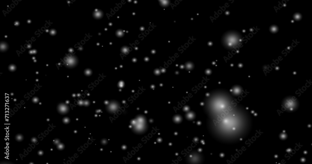 Snowfall Loop Cinematic snowfall loop animation of a surreal realistic snowflake ...