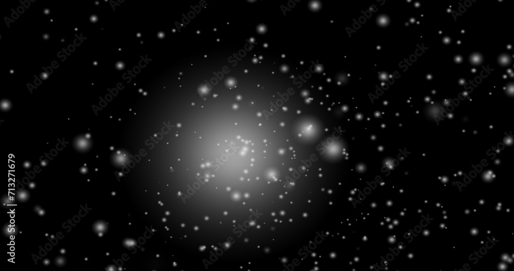 Snowfall Loop Cinematic snowfall loop animation of a surreal realistic snowflake ...