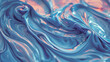 Strokes of blue paint close up
