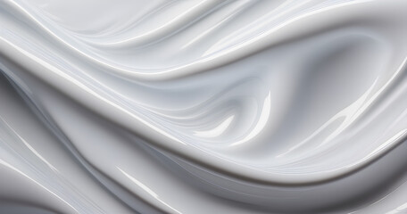 Wall Mural - white simple liquid texture. abstract background.