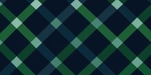 Navy Argyle And Forest Green Diamond Pattern, In The Style Of Minimalist Background