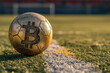 Symbolbild | Bitcoin und Fußball treffen aufeinander