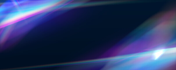 Aufkleber - Ethereal Overlay crystal light refraction pattern for adding effects to background layouts. Background material Reflection of light Glitter.	
