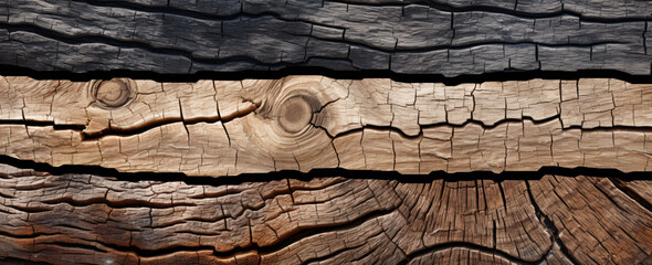 Wall Mural - a close up of an old tree trunk in a natural setting, in the style of scratched, handcrafted designs, rounded, tabletop photography, inlay, light brown
