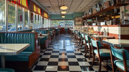 inside a restaurant