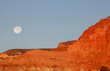 Full Moon Setting Over Capitol Reef National Park Utah