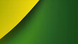 Grüne Tonfarbe und gelber Farbhintergrund, abstrakter Kunstvektor. Grün-gelbe abstrakte Hintergrundlinien Wellen. Grüne abstrakte geometrische Kratzer Hintergrundlinien