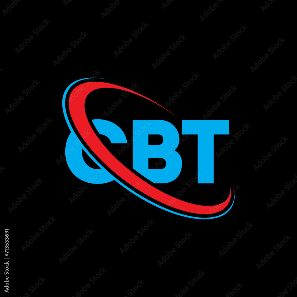CBT logo. CBT letter. CBT letter logo design. Intitials CBT logo linked ...