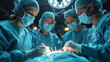 Group of surgeons in the operating room, Hospital, medicine